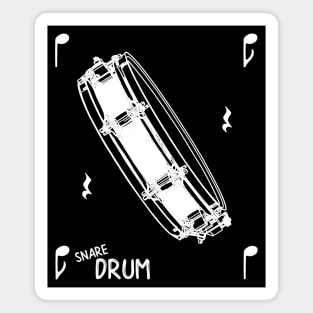 Musical Notes Snare Drum Magnet